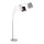 Confortable lampe à arc métal tissu E27 190 cm 3-flmg