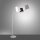 Confortable lampe à arc métal tissu E27 190 cm 3-flmg
