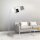 Confortable lampe à arc métal tissu E27 190 cm 3-flmg
