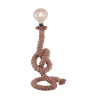 Lampe de table vintage E27 jusquà 15 W 33 cm corde...