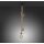 Suspension vintage E27 2 flammes Ø10 cm corde tau