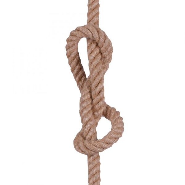 Suspension vintage E27 jusquà 15 W Ø10 cm rond corde tau