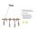 Suspension vintage poutre en bois corde E27 100 cm