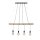Suspension longue poutre en bois 100 cm incl E27 2700 K