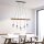 Suspension allongée en bois 110 cm E27 Scandinave