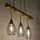 Suspensions E27 90 cm Noir Naturel Vintage
