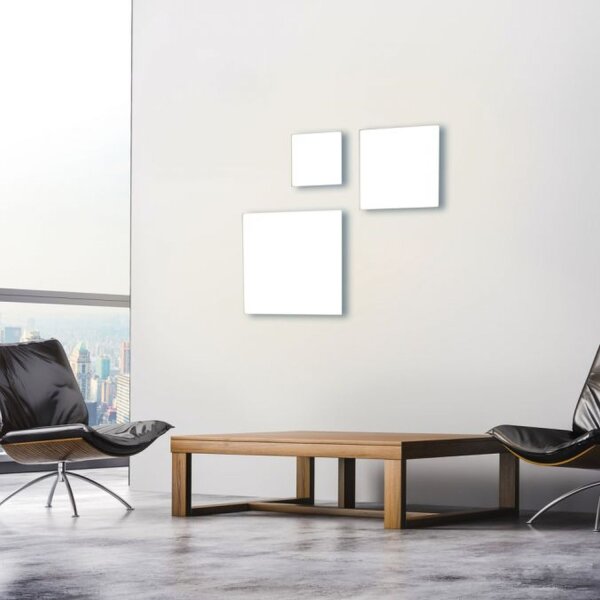 Plafonnier LED Blanc Variateur 20 W Télécommande