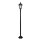 Lampadaire r&eacute;sistant aux intemp&eacute;ries CRAWLEY Rustique H:193cm Chemin