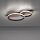 Lampe de plafonnier LED Bois Métal Naturel Noir 53 cm 3200 lm