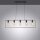 Lampe à suspendre naturelle Rétro Bois Métal L:100 cm 5-flmg