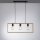 Lampe à suspendre naturelle Rétro Bois Métal L:69 cm 3-flmg