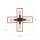 Lampe de plafonnier naturelle Rétro Bois Métal L:62 cm E27