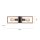 Lampe de plafonnier naturelle Rétro Bois Métal L:57 cm E27