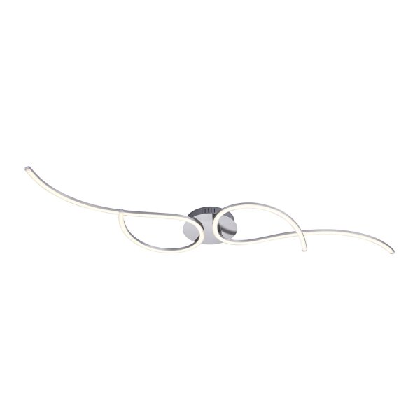 Plafonnier LED flexible acier métal blanc chaud 14 W