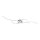 Plafonnier LED flexible acier métal blanc chaud 14 W