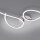 Plafonnier LED flexible acier métal blanc chaud 14 W