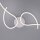 Plafonnier LED flexible acier métal blanc chaud 14 W