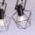 Spot de plafond flexible bois métal noir E27 Vintage