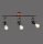 Spot de plafond réglable bois métal 83 cm E27 Vintage