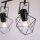 Spot mobile de plafond bois métal 110 cm E27 Vintage