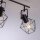 Spot mobile de plafond bois métal 110 cm E27 Vintage