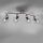 Spot mobile de plafond bois métal 110 cm E27 Vintage