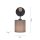 Applique confortable Abat-jour en tissu Bois H:29,5 cm E27