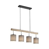 Lampe à suspendre pauvre en fleurs, poutre en...