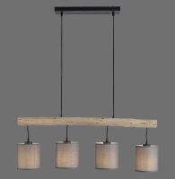 Lampe à suspendre pauvre en fleurs, poutre en...