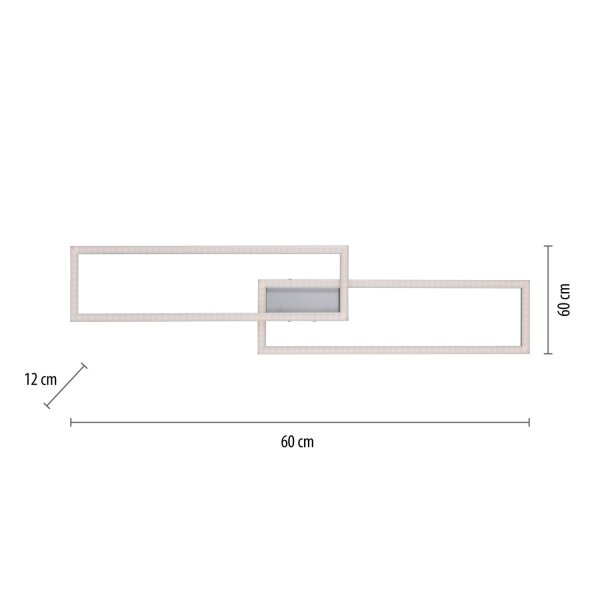 Plafonnier LED Lumière RGB Métal dimmable 2700-5000 K