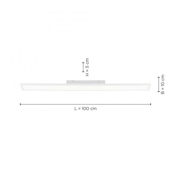 Lampe de plafonnier LED avec télécommande Dimmer 2900 lm Moderne