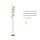 Lampadaire LED à intensité variable 11 W 156 cm en laiton mat