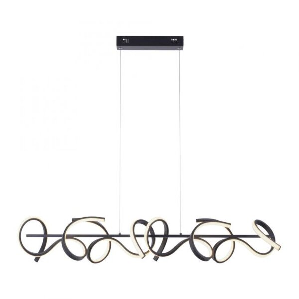 Suspension LED dimmable noir 10 W 1330 lm L:99 cm