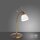 Lampe de table LED flexible en verre laiton antique à intensité variable