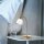 Lampe de table LED flexible en laiton verre 3 W dimmable