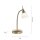 Lampe de table LED flexible en laiton verre 3 W dimmable