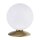 Lampe de table LED en laiton vieilli Boule en verre 3 W intensité lumineuse variable
