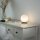 Lampe de table LED en laiton vieilli Boule en verre 3 W intensité lumineuse variable