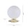 Lampe de table LED en laiton Abat-jour en verre 3000 K dimmable