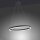 Suspension LED Anthracite dimmable 3000 K Ø60 cm Anneau
