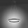 Lampe LED suspendue anthracite blanc chaud 3000 K Ø40 cm Anneau