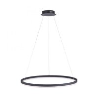 Suspension LED Anthracite dimmable 3000 K Ø80 cm...