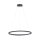 Suspension LED Anthracite dimmable 3000 K Ø80 cm Anneau