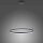 Suspension LED Anthracite dimmable 3000 K Ø80 cm Anneau