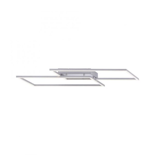 Lampe de plafonnier LED à intensité variable L:83 cm Memory 30 W en acier