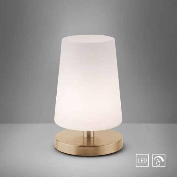 Lampe de table à faible éblouissement dimmable Touch verre G9 inclus