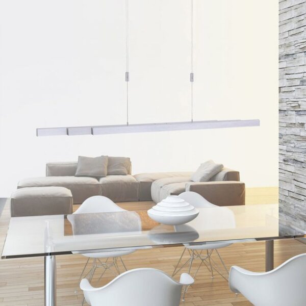 Suspension LED ajustable Touch 179 cm en aluminium