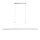 Suspension LED ajustable Touch 179 cm en aluminium