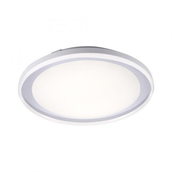 Plafonnier LED à faible éblouissement IP44 28 W L:45 cm en chrome