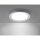 Plafonnier LED à faible éblouissement IP44 28 W L:45 cm en chrome